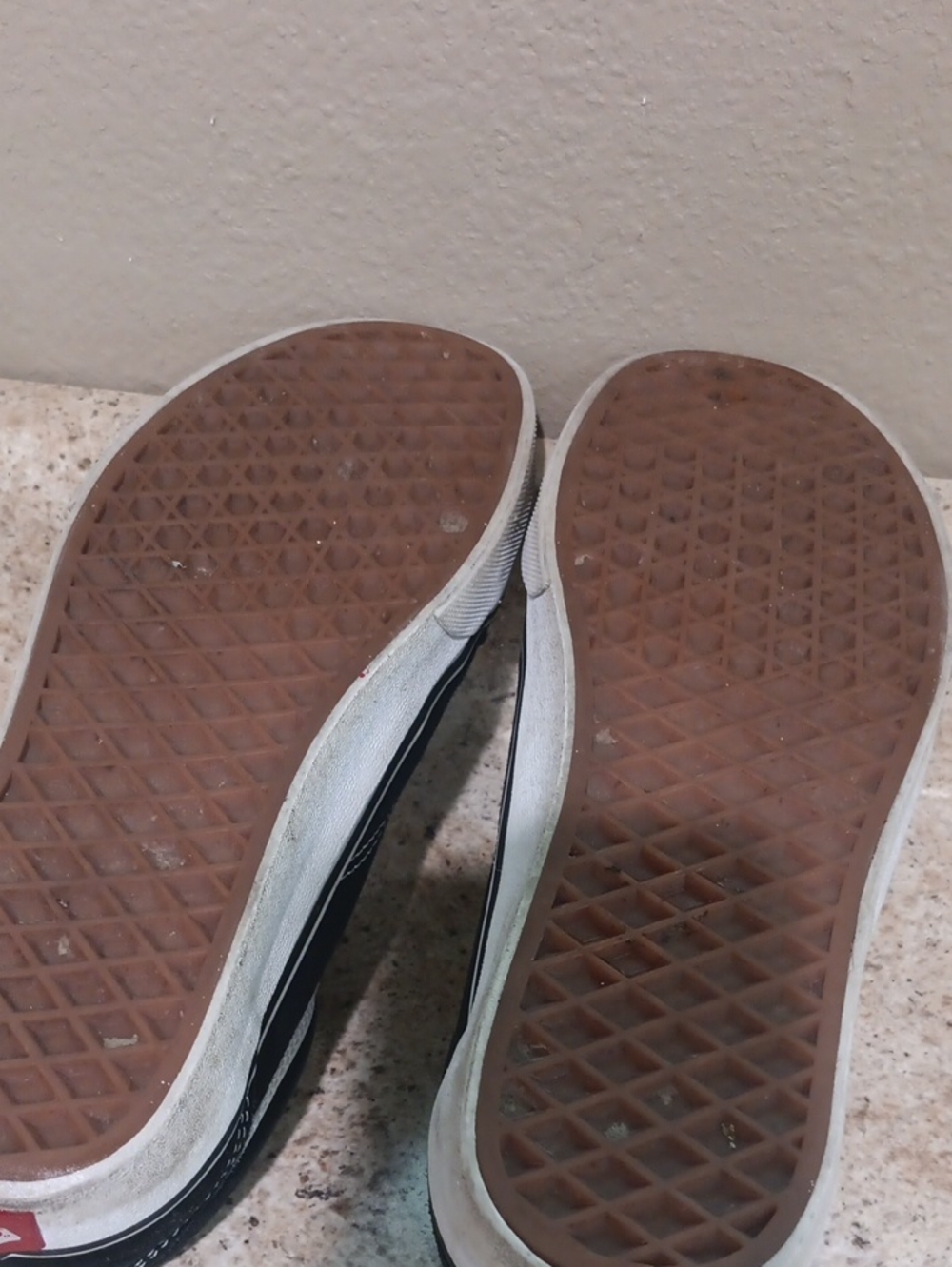 Vans Black Low-Top Sneakers with White Side Stripe - Picture 6 of 7